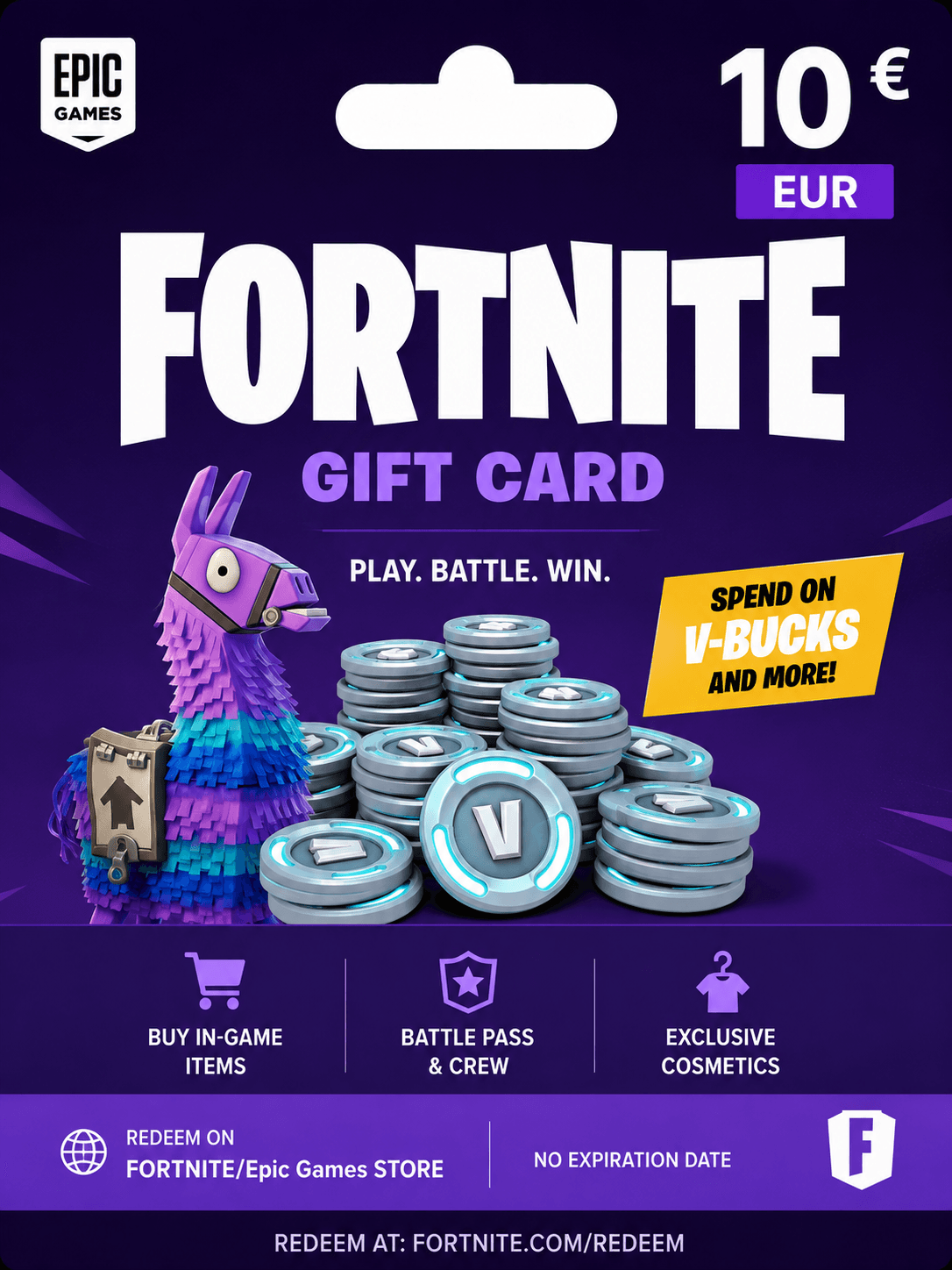 Fortnite Gift Card 10 EUR /Epic