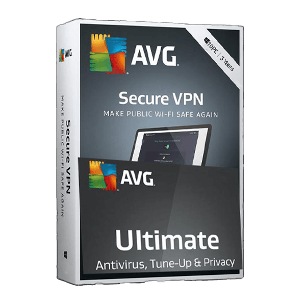 AVG Ultimate 10-Multi Devices VPN 3-Years, Global