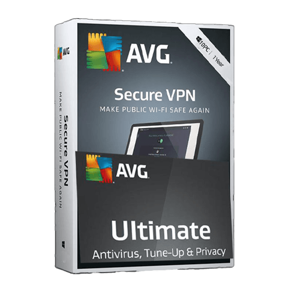AVG Ultimate 10-Multi Devices + VPN 1-Year