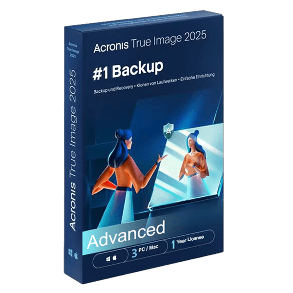 Acronis Cyber Protect Home Office Advanced 3-PC/MAC + 250 GB Cloud Storage 1 year