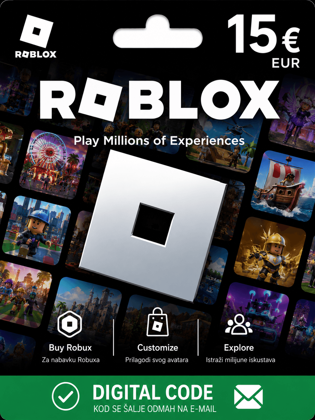 Roblox Card 15 EUR