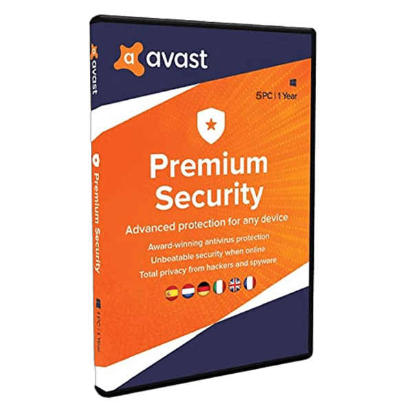 Avast Premium Security | 5 Devices | 1 Year | Global