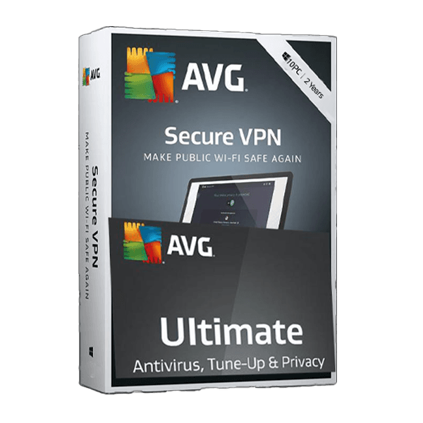 AVG Ultimate 10-Multi Devices VPN 2-Years, Global