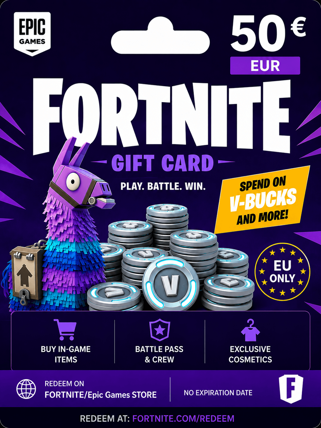 Fortnite Gift Card 50 EUR