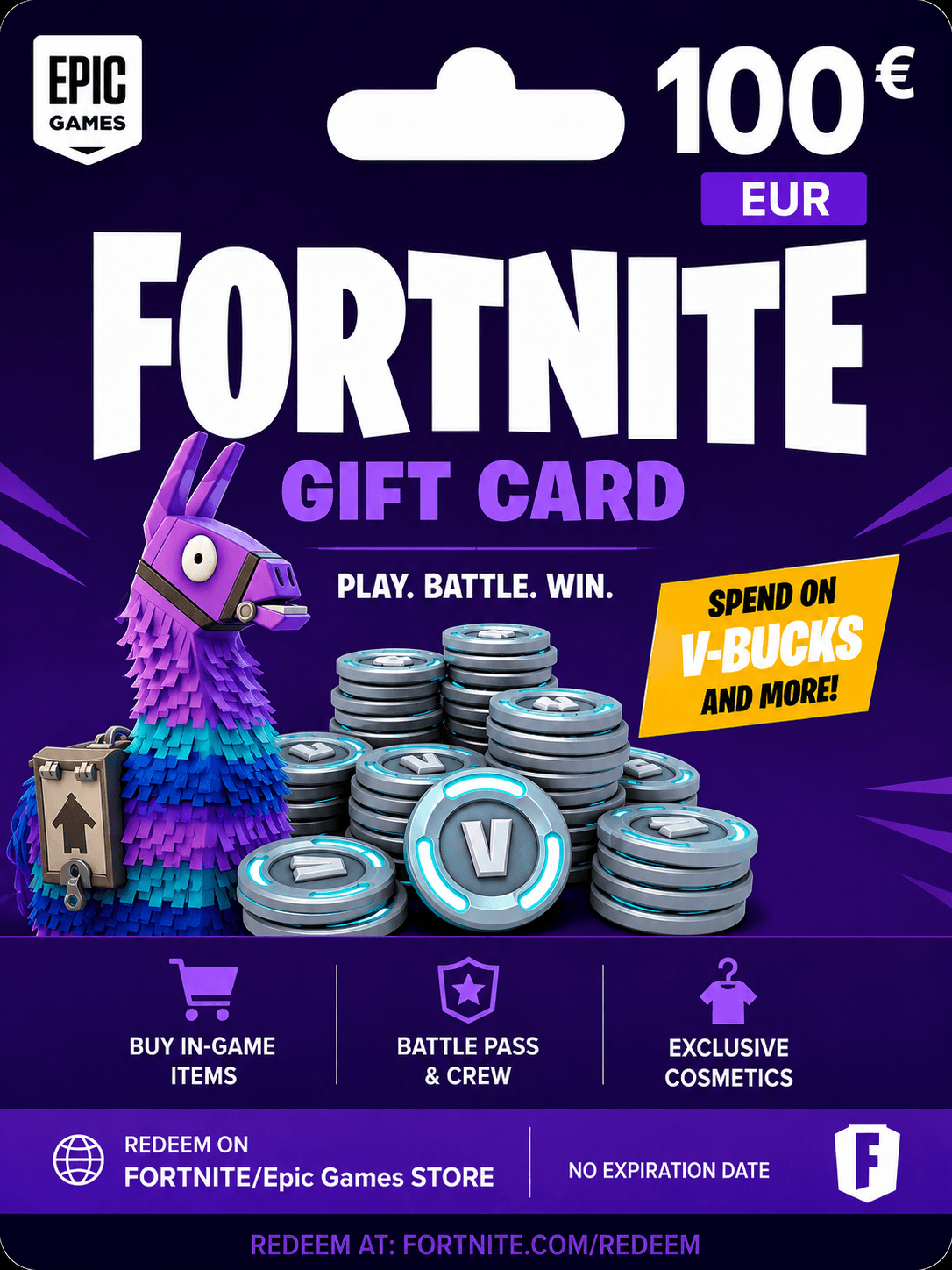 Fortnite Gift Card 100 EUR