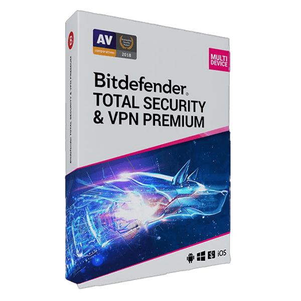 Bitdefender Total Security + Premium VPN (3 PC -1 Year), EU only