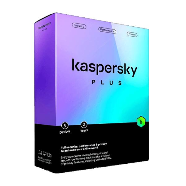 Kaspersky Plus | 5 Devices | 2 Years | EU