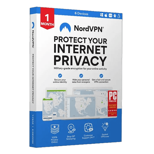 Nord VPN - 6 devices 1 month