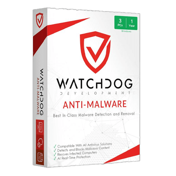 Watchdog Anti-Malware 3PC 1Year EURO Only