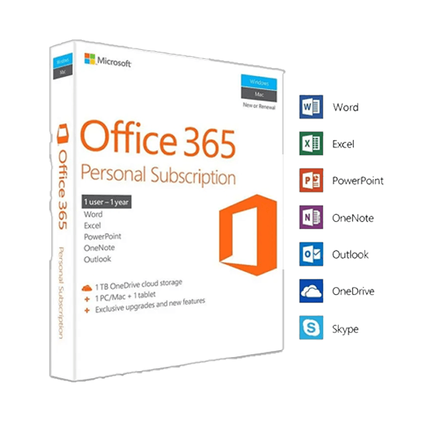 Microsoft Office 365 Personal EU 1 Year