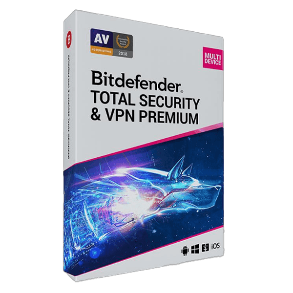 Bitdefender Total Security + Premium VPN (5 PC -1 Year), EU only