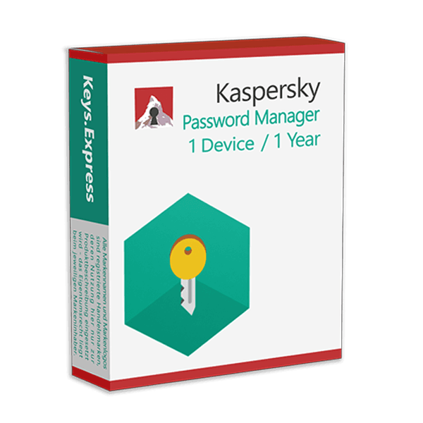 Kaspersky Password Manager | 1 Device | 1 Year | EU